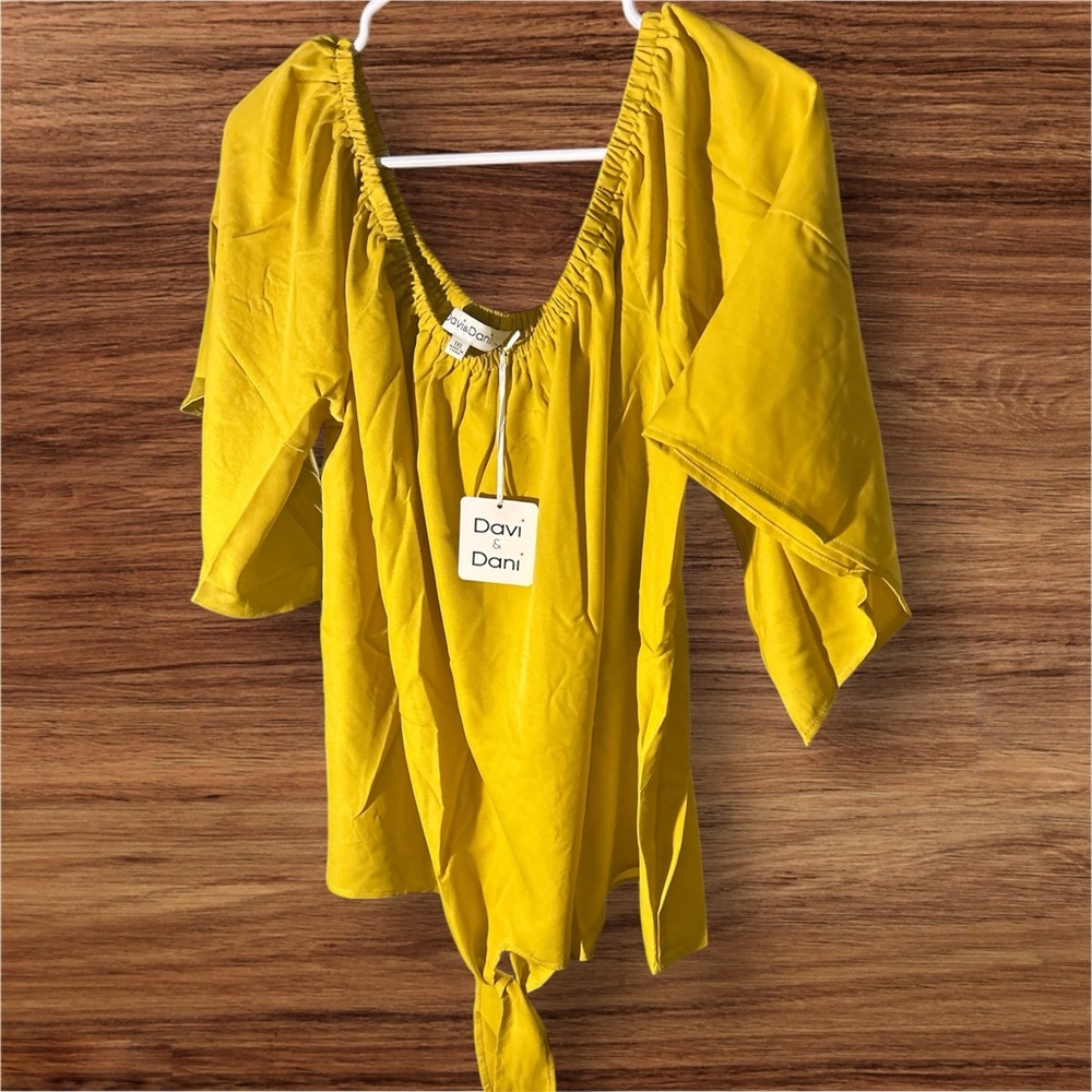 DAVI & DANI | Yellow Women’s Blouse